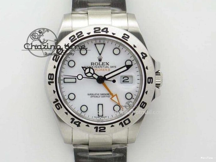 MiroTime 0504 Refined Daytona DIW Carbon Case DIWF Edition Black White Dial Orange Diamonds Bezel on White Nylon Strap A 1668